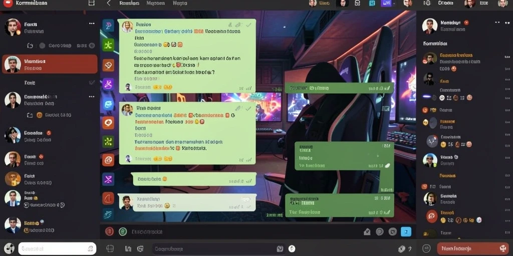 Tangkapan layar menampilkan fitur interaksi sosial dalam game.