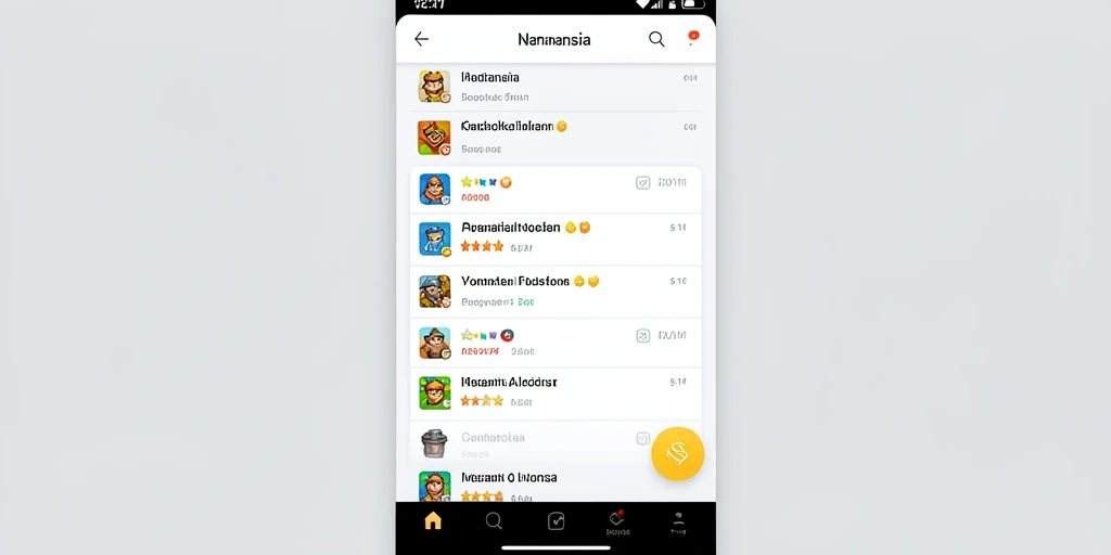 Menu pilihan karakter yang beragam dan menarik.