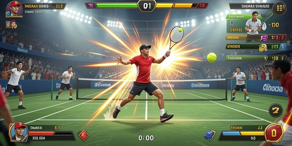 Momen seru saat bermain dengan teman secara multiplayer.