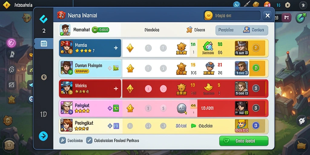 Karakter yang beragam dan kemampuan unik.