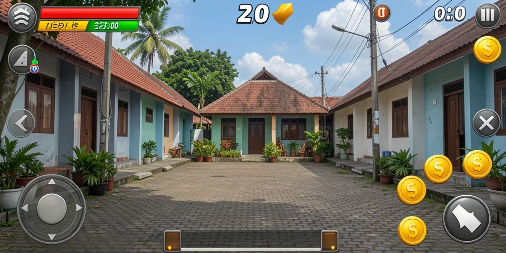 Banyak level menantang dengan tema unik.
